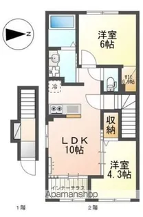 セラヴィ【2階】の間取り