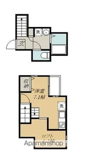 RIZEST レガーロ東照宮【1階】の間取り