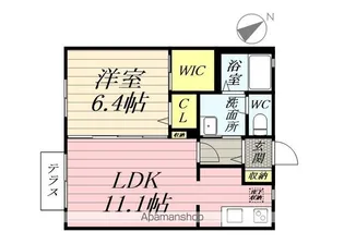 シャーメゾン・シュシュⅠ【1階】の間取り