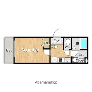 ジーメゾン八千代台北リベルテ【2階】の間取り