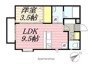 ソラーナ【1階】の間取り