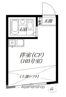 ブルーハイム【103号室】の間取り