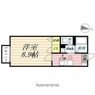 GIARDINO泉中央Ⅱ【1階】の間取り