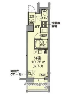 不二美屋Ⅲ【4階】の間取り