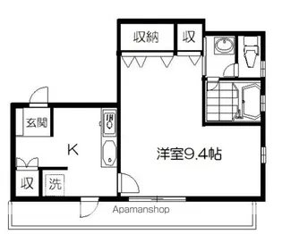 ドミール35【301号室】の間取り