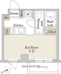 ORSUS新江古田【3階】の間取り