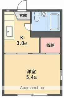 ベレッサ久我山【1階】の間取り