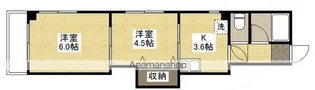ファニー幸【5階】の間取り