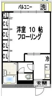 赤坂三分坂マンション【3階】の間取り