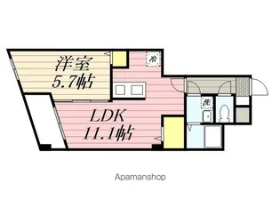 グランディオ検見川【2階】の間取り