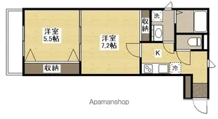 RESIDENCE KOJIMA【2階】の間取り