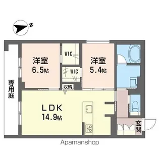 ソフィーガーデン【102号室】の間取り