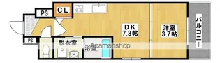 F asecia Pur 湊【301号室】の間取り
