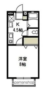 パークサイドなんば A【2階】の間取り