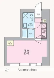 VーMUSIC中野【8階】の間取り