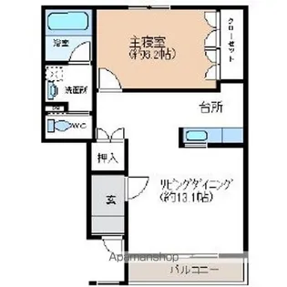 パーク・アクシス【1階】の間取り