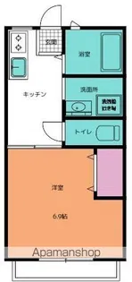 コーポ泉A【2階】の間取り