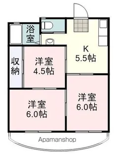 エルコーポ丸子【202号室】の間取り