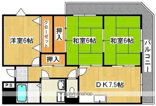 昌平マンション【6階】の間取り