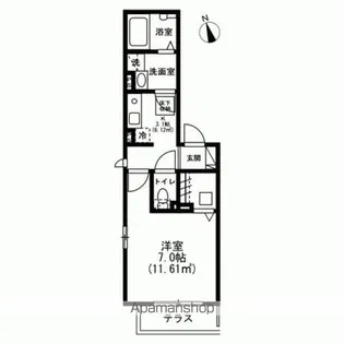 キーファー大倉山【3階】の間取り