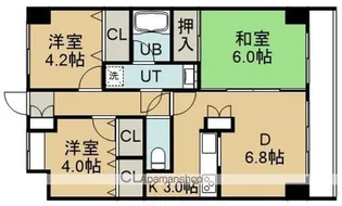 ケントパレス函館【605号室】の間取り