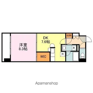 フラットリア春日【5階】の間取り