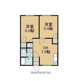 シティハイムシナノ【103号室】の間取り