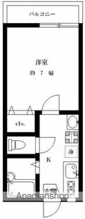 フェルディナント【102号室】の間取り