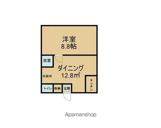 アライハイツ【106号室】の間取り