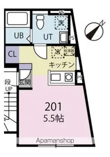 東京都中野区沼袋3丁目【マンション】の間取り