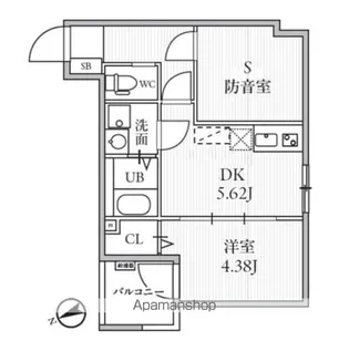 T'S CUORE MUSE落合南長崎【203号室】の間取り