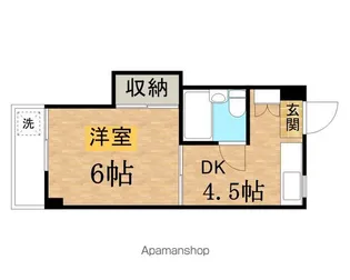 アリビオK Ⅰ【205号室】の間取り