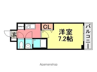 フレシール昭和通【708号室】の間取り