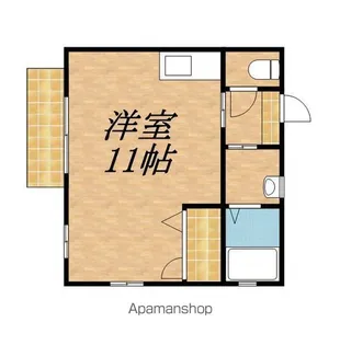 ディアスいなんば【1階】の間取り