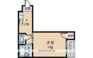 メゾンドエスポアールⅡ番館【3階】の間取り