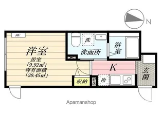 アドバンスヒルズ【203号室】の間取り
