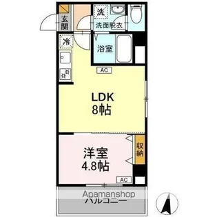 ニュートリノ要【5階】の間取り