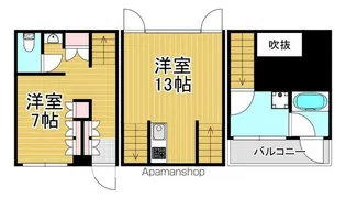 大濠LUSSO VITA【1階】の間取り