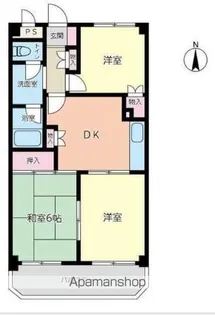 フォレスト弥生台 壱番館【102号室】の間取り