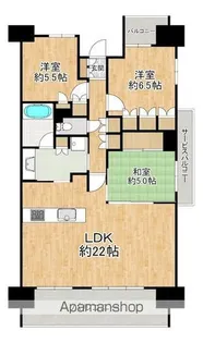 シャリエ守山梅田【905号室】の間取り
