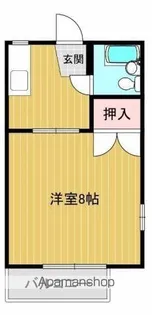 ハイム三原【201号室】の間取り