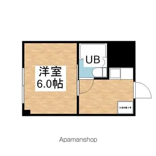 栄ハイホーム【617号室】の間取り