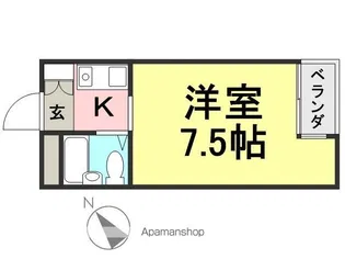 BILLION HILLS 東園田【408号室】の間取り