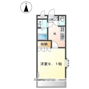 パルティーダ光吉【1階】の間取り