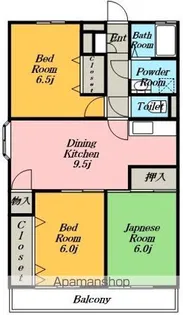 プライム北進【3階】の間取り