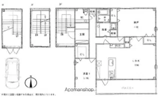 ブランニュービル【3階】の間取り