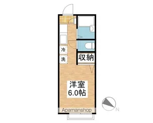 埼玉県北葛飾郡杉戸町高野台西4丁目【アパート】の間取り