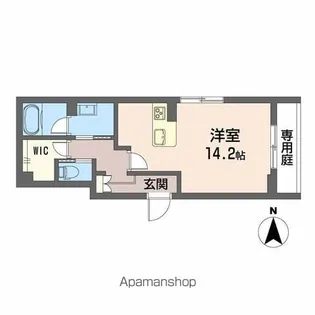 シャーメゾン萱町【1階】の間取り