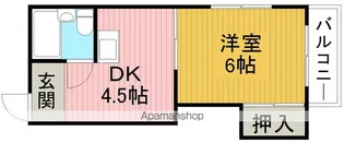 プレステージ蛍池【2階】の間取り