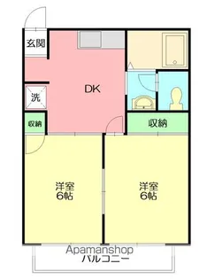 ハイツ壱番館【1階】の間取り